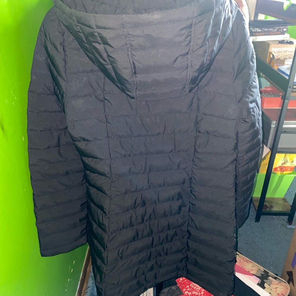 Long Black Nautica Jacket
